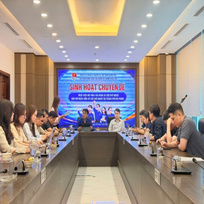 CHI ĐOÀN BAN CÔNG TÁC ĐOÀN VÀ THANH THIẾU NHI, ĐOÀN CƠ QUAN ỦY BAN MTTQ VIỆT NAM THÀNH PHỐ SINH HOẠT CHUYÊN ĐỀ THỰC HIỆN MÔ HÌNH CHI ĐOÀN XÃ HỘI CHỦ NGHĨA GẮN VỚI ĐOÀN VIÊN XÃ HỘI CHỦ NGHĨA TẠI THÀNH PHỐ HẢI PHÒNG